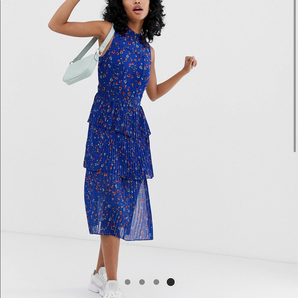 Whistles, blue midi dress